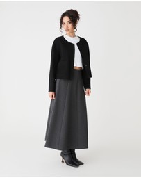 Forcast - Alani Crop Wool Jacket
