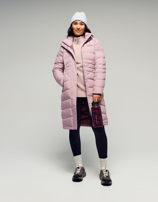 Kathmandu - Winterburn Down Puffer 600 Fill Longline Warm Winter Coat