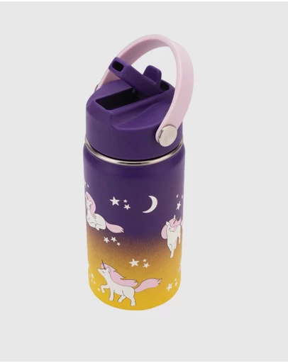 Tolu Australia - 400ml Insulated Kids Bottle With Unicorns