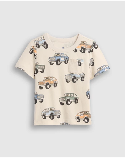 GAP - SS Print Pocket Tee - Babies-Kids