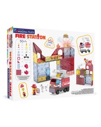 Magna-Tiles - MAGNA-TILES - Fire Station - 50 Piece