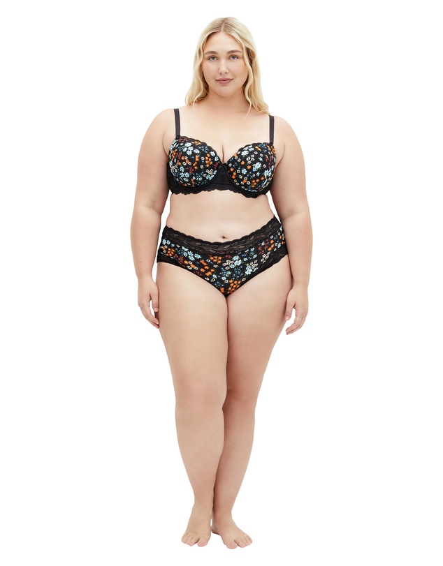 City Chic - Hailey Cheeky Print Panty