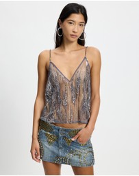 Jaded London - Emeblished Cami Top