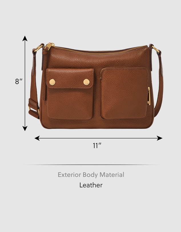 Fossil - Maysen Brown Crossbody Bag