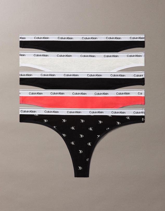 Calvin Klein - 5-Pack Icon Logo Thong