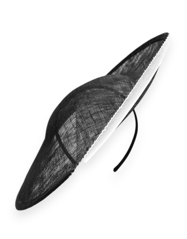 Morgan & Taylor - Viviana Plate Fascinator in Black
