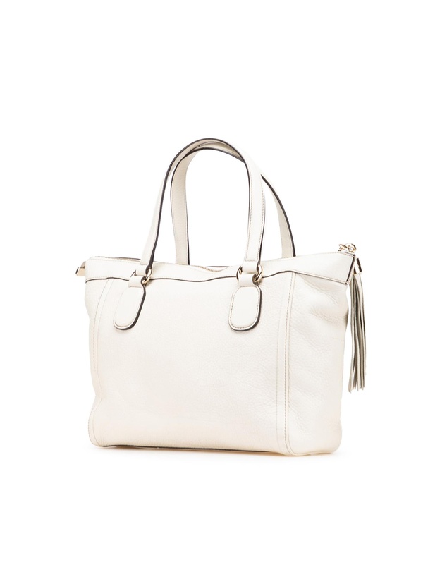 Pre-Loved by Azura Reborn - Pre-Loved gucci Elegant Leather Top Handle Bag with Tassel Accent for Sophisticated Style