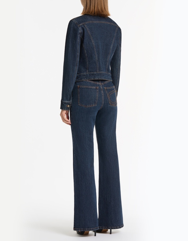 Carla Zampatti - Dark Indigo Fitted Denim Jacket