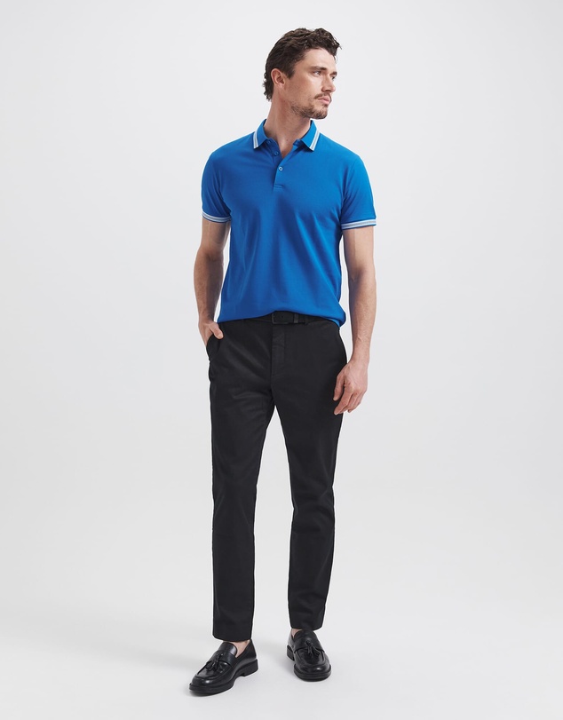 SABA - Andy Tipped Cotton Polo