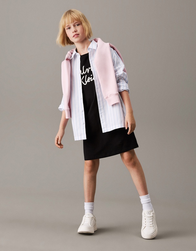 Calvin Klein Jeans - Girls Oversized Logo T-Shirt Dress
