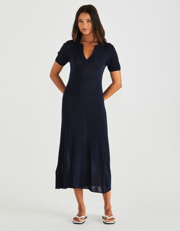 Sass - Abbie Knit Polo Dress
