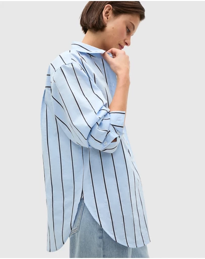 Seed Heritage - Textured Stripe Pocket Shirt