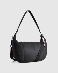 Nere - Coated Crescent Sling Bag