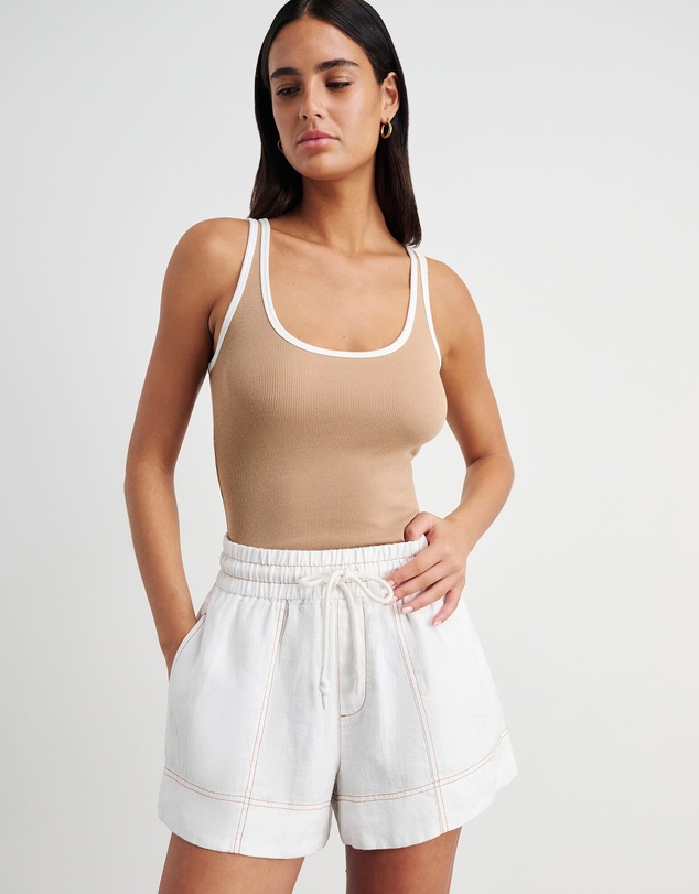 Jag - Gigi Linen Pull On Short