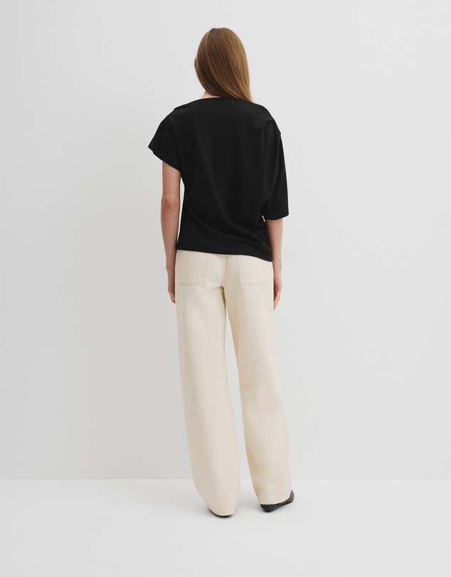 Country Road - Australian Cotton One Shoulder T-shirt