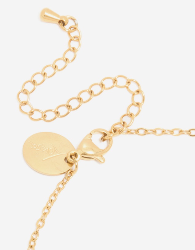 Lovisa - Waterproof Gold Plated Stainless Steel August Light Green Cubic Zirconia Birthstone Bracelet
