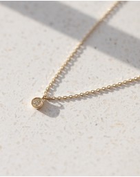 Luna Rae - Solid Gold - Diamond Sky Necklace