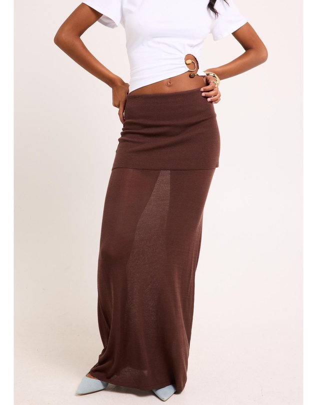 Alice In The Eve - Milano Sheer Maxi Skirt