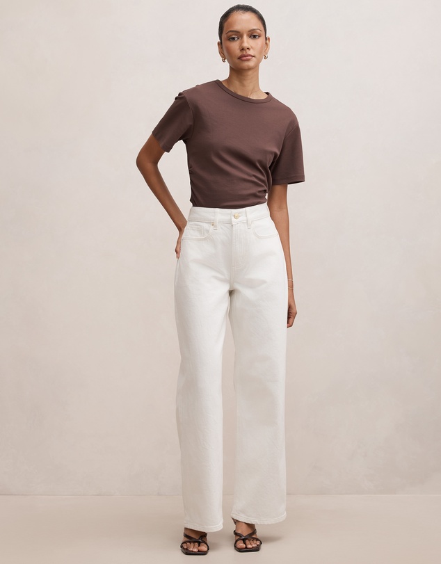 Forever New Petite - Nicki Petite Mid Rise Straight Jeans