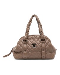 Pre-Loved by Azura Reborn - Pre-Loved Distressed Lambskin Lady Braid Bowler Bag