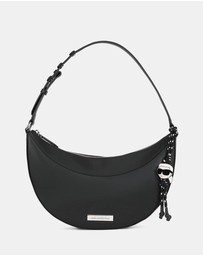 Karl Lagerfeld - Ikon Smooth Halfmoon Shoulder Bag
