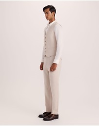 SABA - Elias Cotton Linen Waistcoat