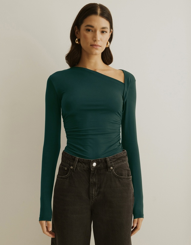 Atmos&Here - Asymmetric Long Sleeve Top