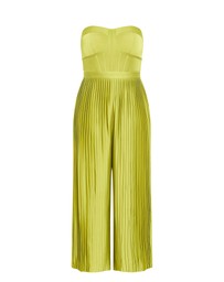 City Chic - Palazzo Pleat Jumpsuit