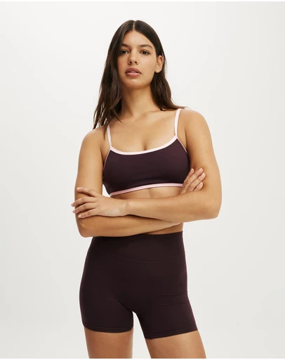 Cotton On Body Active - Ultra Soft Double Strap Back Crop
