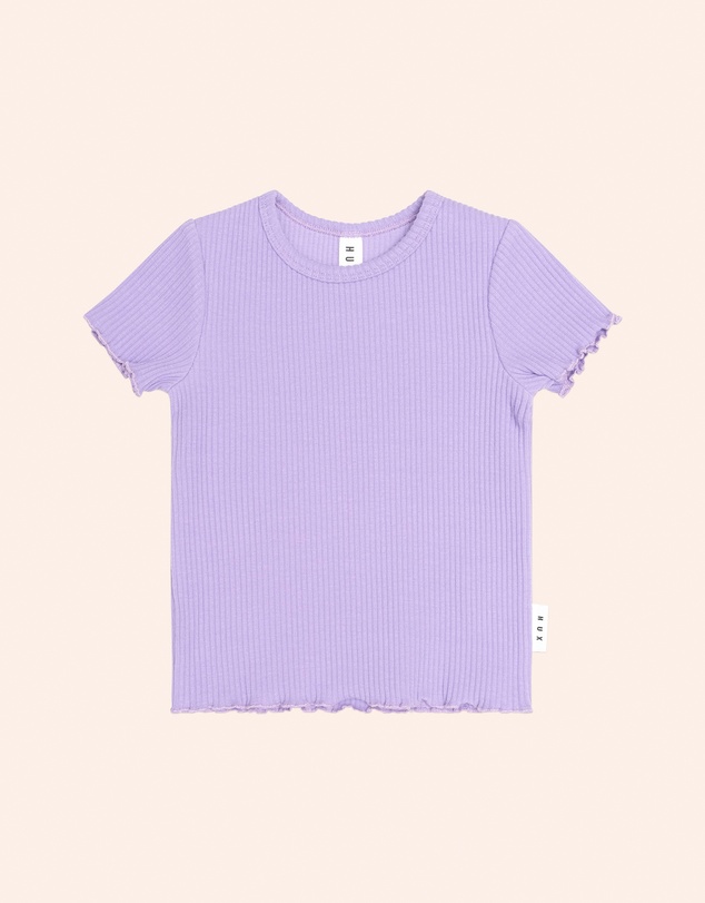 Huxbaby - Orchid Rib Tee - Babies-Teens
