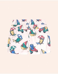 Huxbaby - Vacay Dino Boardshorts - ICONIC EXCLUSIVE - Babies-Kids