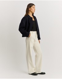 Toorallie - Button Front Wool Jacket