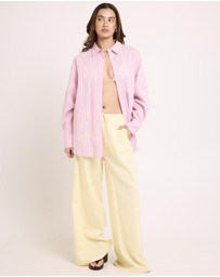 Subtitled - Coby Crisp Oversized Long Sleeve Shirt