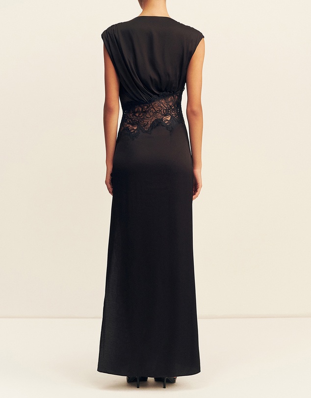 Shona Joy - Eniko Lace Gathered Maxi Dress