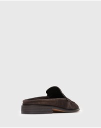 Betts - Harlow Leather Mule Loafers