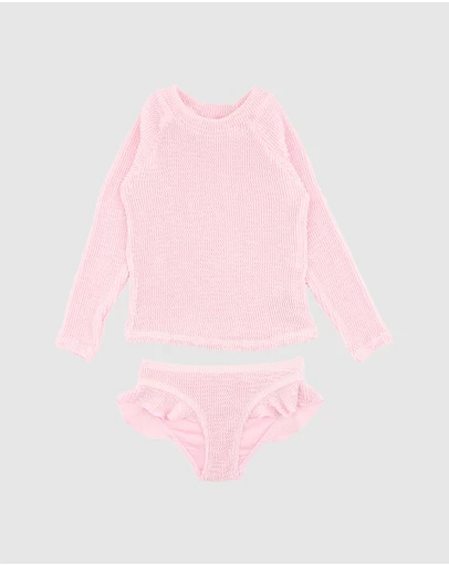 Minihaha - Crinkle LS Rash Set - Kids