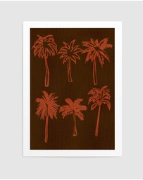 Olive et Oriel - The Land Story 8 by Shatha Al Dafai Art Print