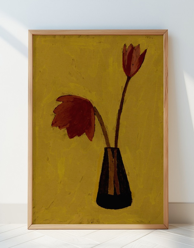 Olive et Oriel - Delicate Pair by Shatha Al Dafai Art Print