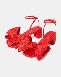 Loeffler Randall - Carmen Mid Heel Bow Sandals