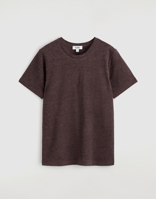 COS - Crew-Neck Linen T-Shirt