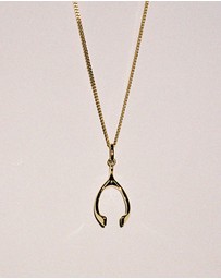 Meadowlark - Wishbone Charm Necklace