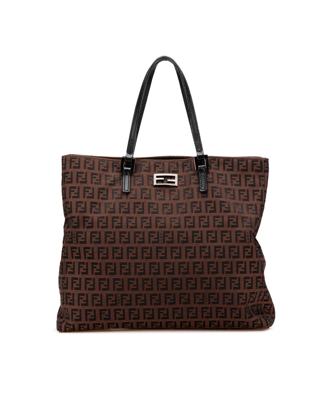 Pre-Loved by Azura Reborn - Pre-Loved fendi Patterned Canvas Tote Bag