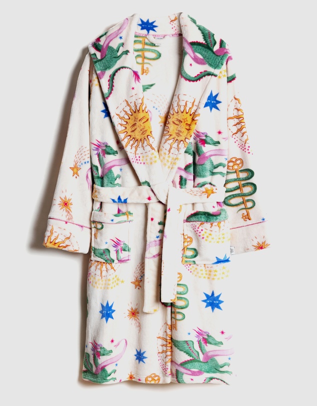 Chelsea Peers - Organic Cotton Dragon Hero Dressing Gown