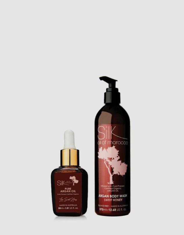 Silk Oil of Morocco - Sweet Honey Skin Duo - Value Pack