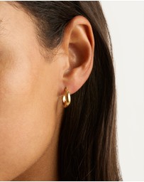 By Charlotte - Gold Infinite Horizon Small Hoops