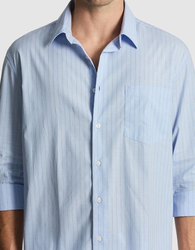 yd. - Chapman Stripe Relaxed Shirt