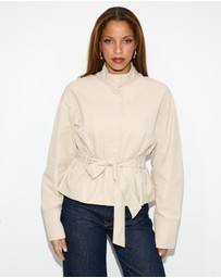 Dazie - Emery Funnel Neck Jacket
