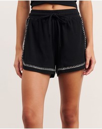Jag - Celina Blanket Stitch Short