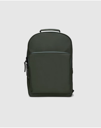 RAINS - Book Daypack Large Green