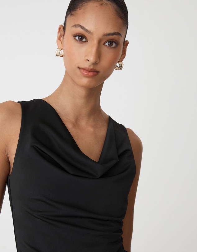 Forcast - Sabrina Cowl Neck Top